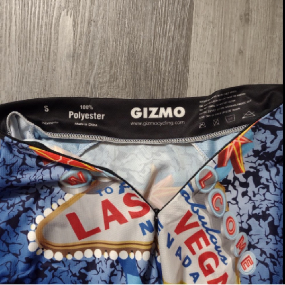 Women’s Blue Las Vegas Cycling Jersey - small - Picture 3 of 3